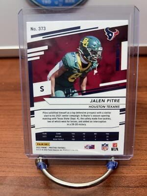 Jalen Pitre RC 2022 Panini Prestige Xtra Points Astral #373 Houston Te