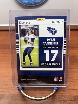 Ryan Tannehill 2021 Panini Contenders MVP Contenders Emerald #MVP-RTA