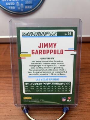 Jimmy Garoppolo 2023 Donruss Optic #98 Las Vegas Raiders