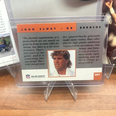 John Elway 5 Card Lot Denver Broncos 91-92 Pro Line , 91-92 Pro Set Fo
