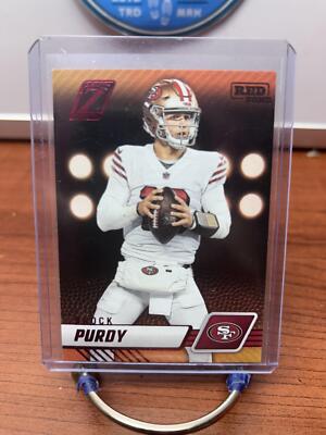 Brock Purdy 2023 Panini Zenith Red Zone #88 San Francisco 49ers