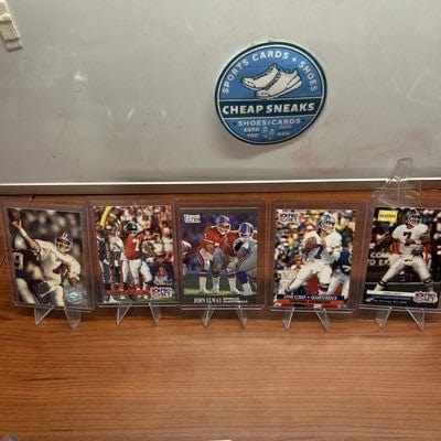John Elway 5 Card Lot 1991 Fleet Ultra, 91-92 Pro Set Broncos