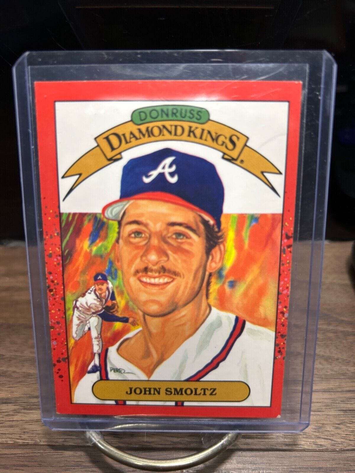 1990 Donruss - Diamond Kings #8 John Smoltz