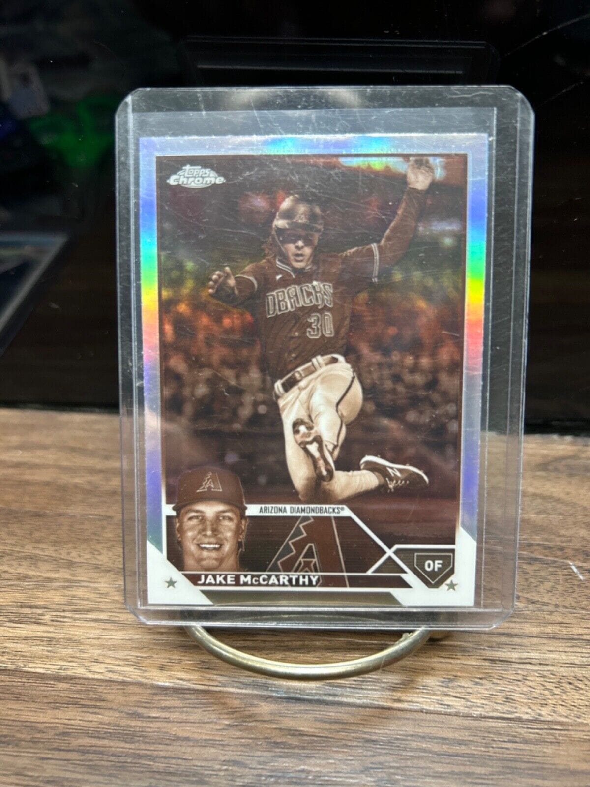 2023 Topps Chrome Jake McCarthy Sepia Refractor #86 Arizona Diamondbac