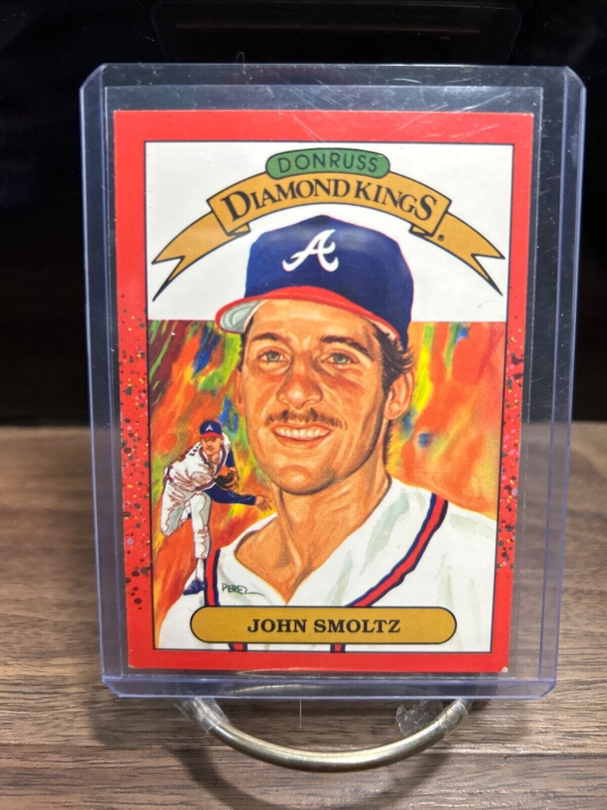 1990 Donruss - Diamond Kings #8 John Smoltz
