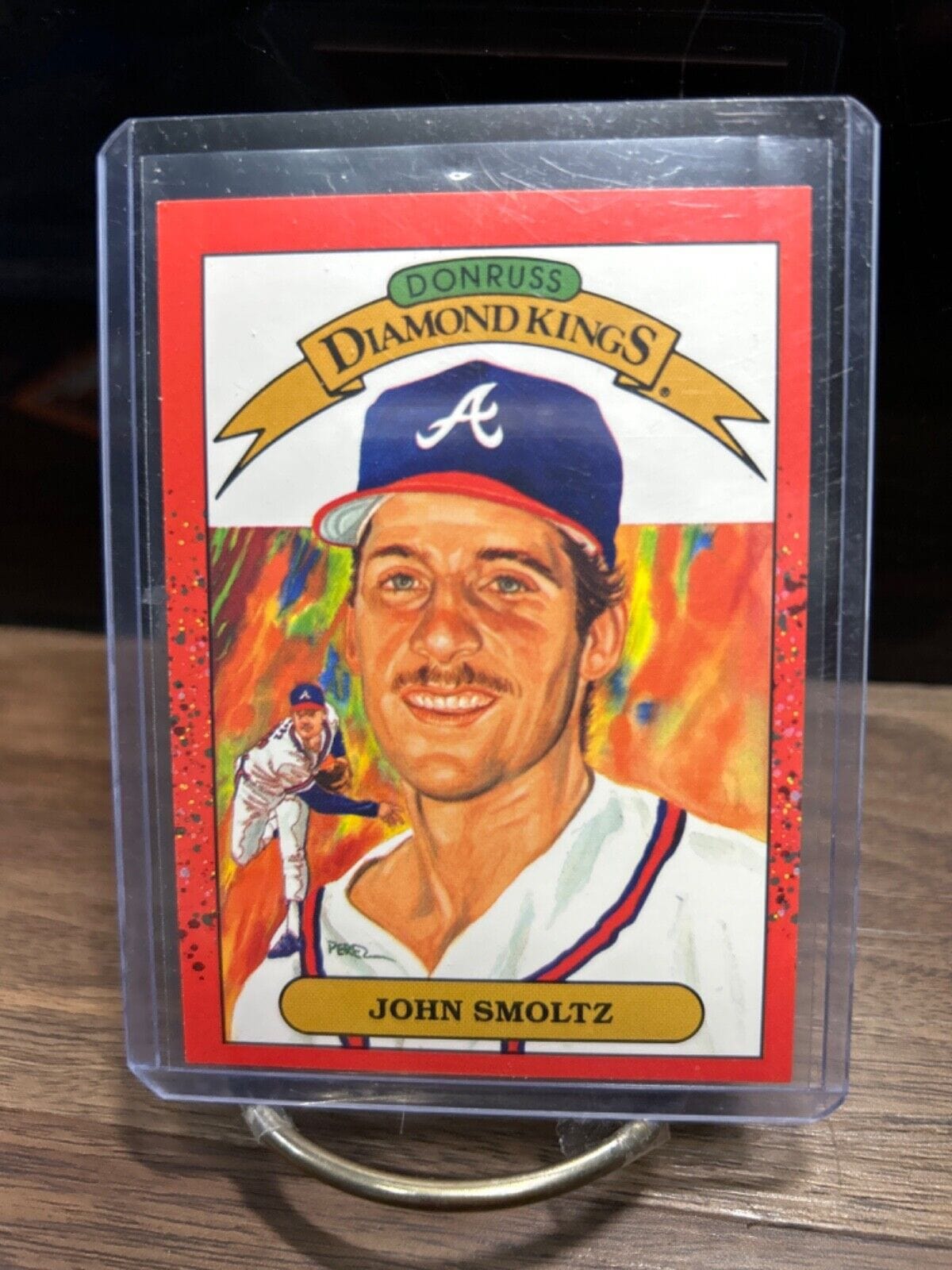 1990 Donruss - Diamond Kings #8 John Smoltz