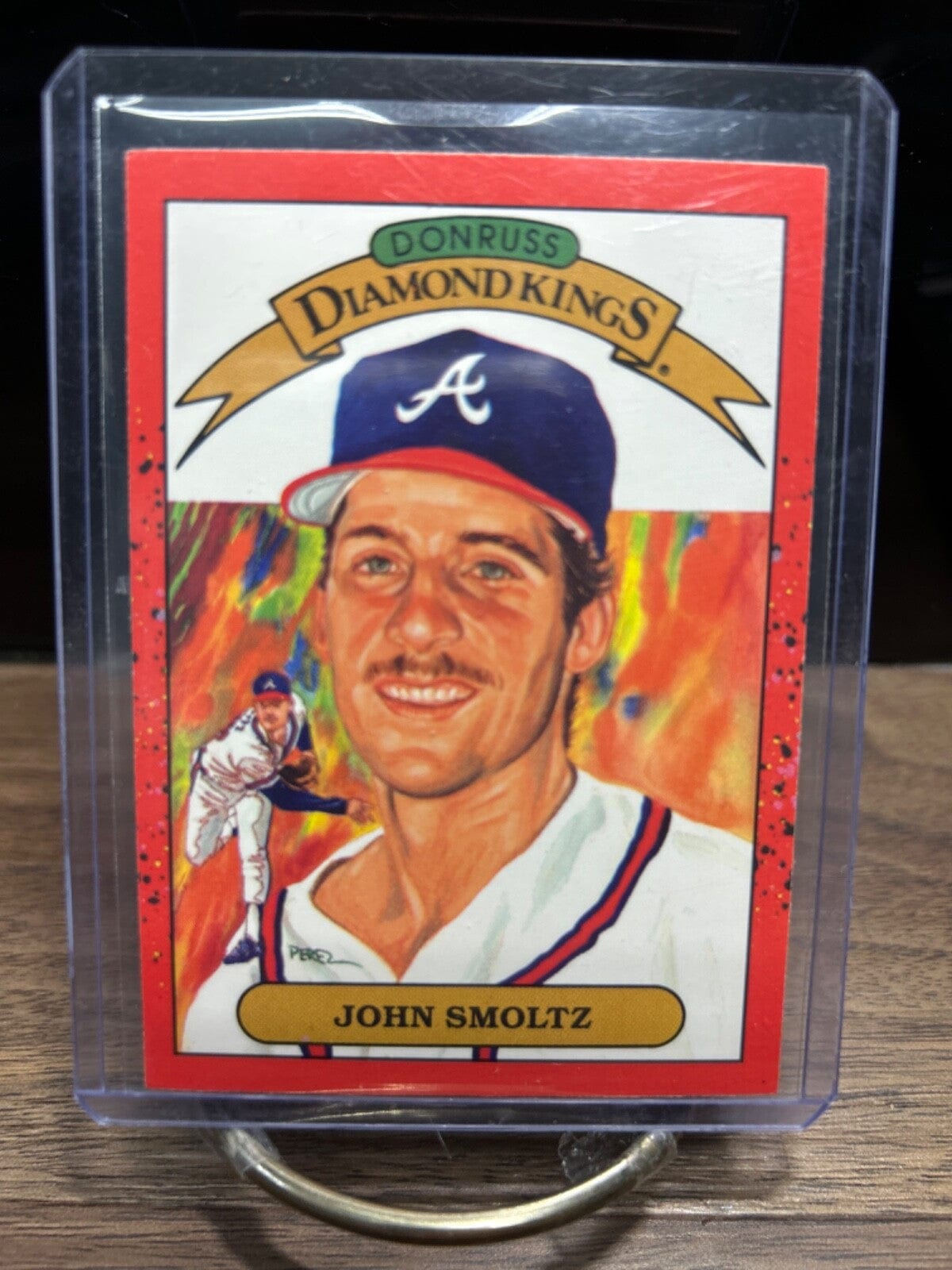 1990 Donruss - Diamond Kings #8 John Smoltz