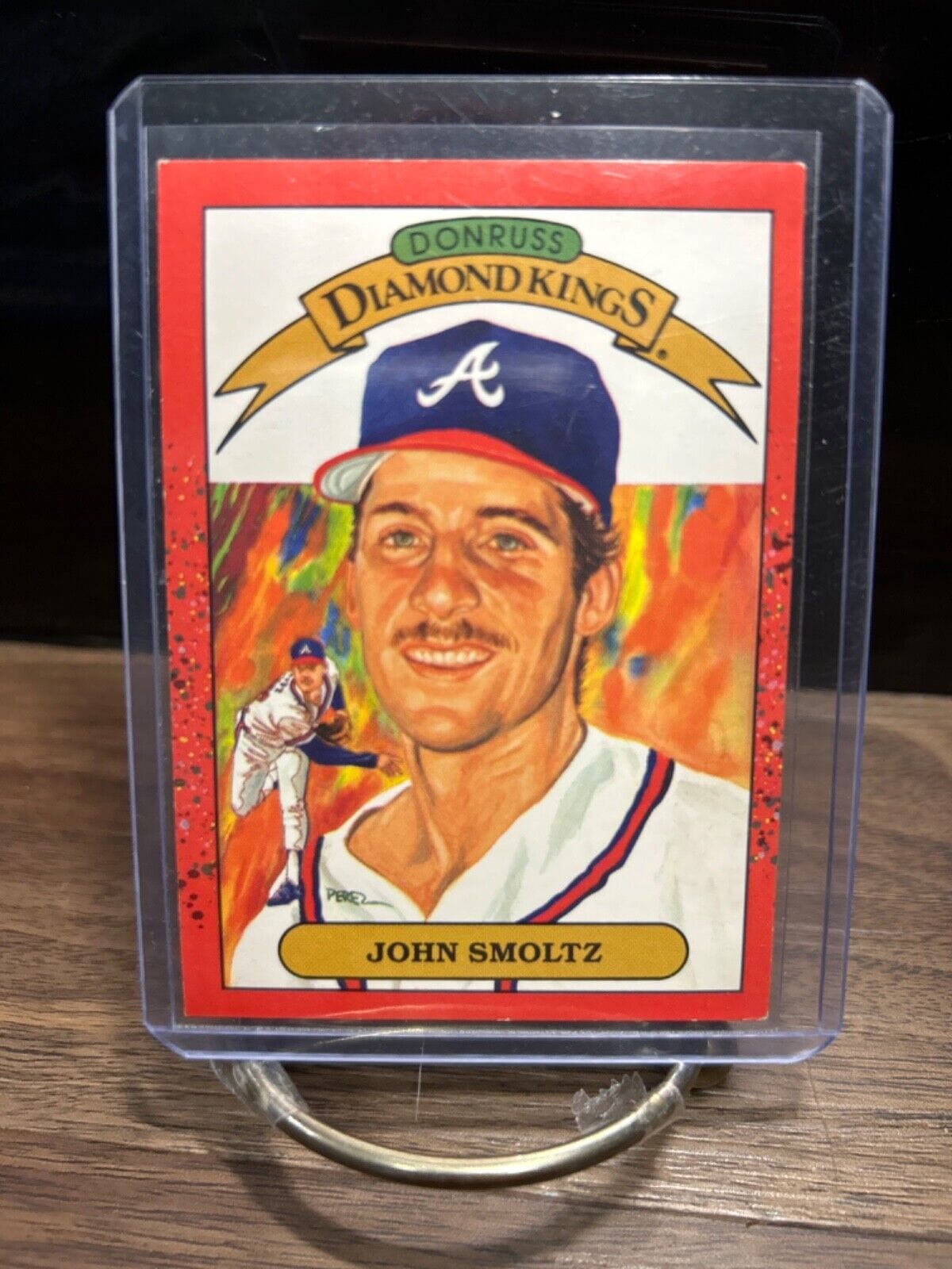 1990 Donruss - Diamond Kings #8 John Smoltz