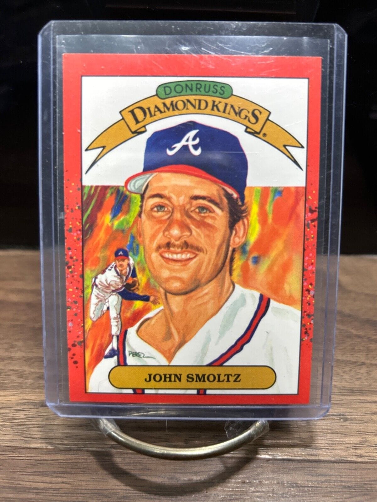 1990 Donruss - Diamond Kings #8 John Smoltz