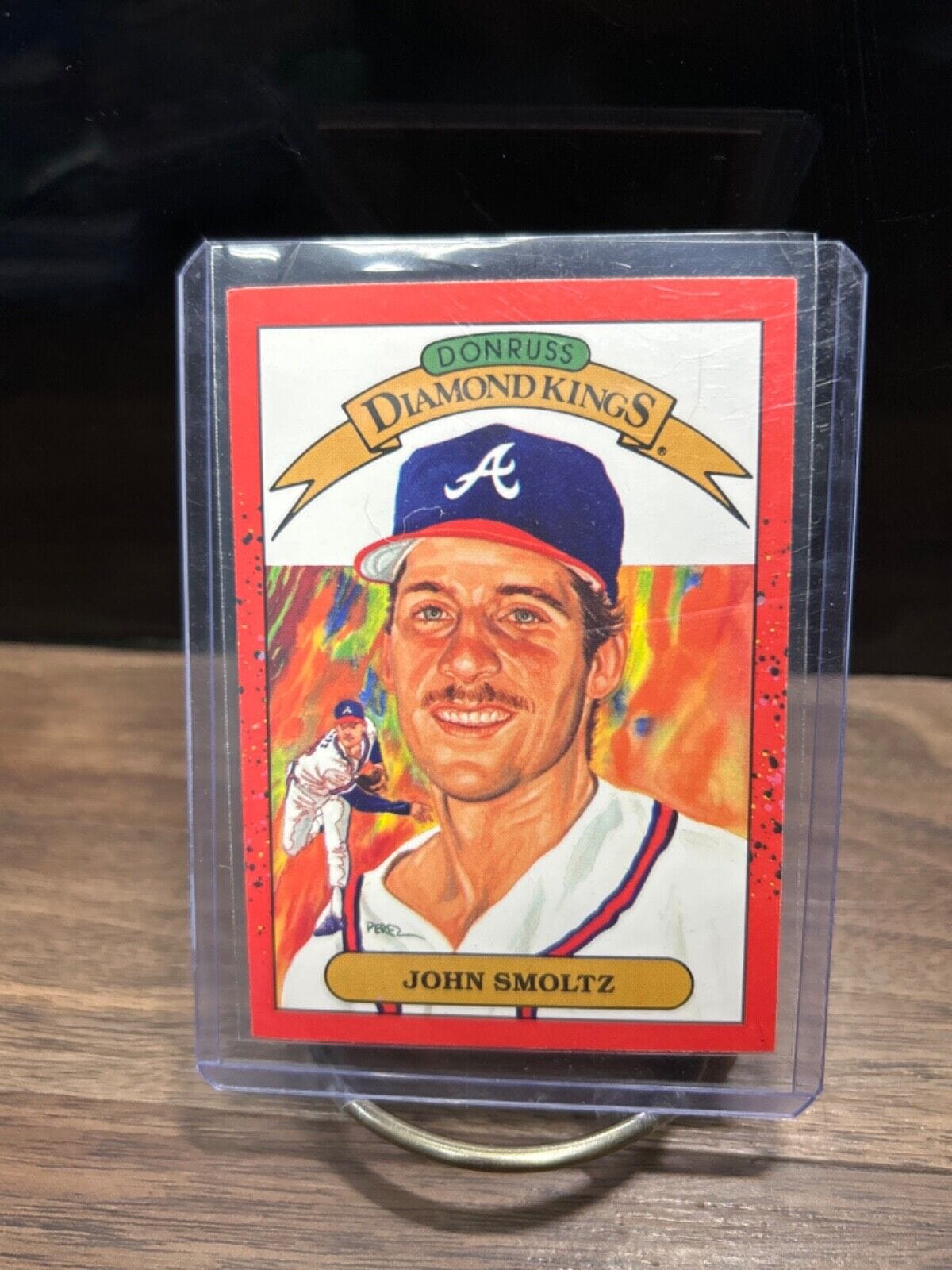 1990 Donruss - Diamond Kings #8 John Smoltz