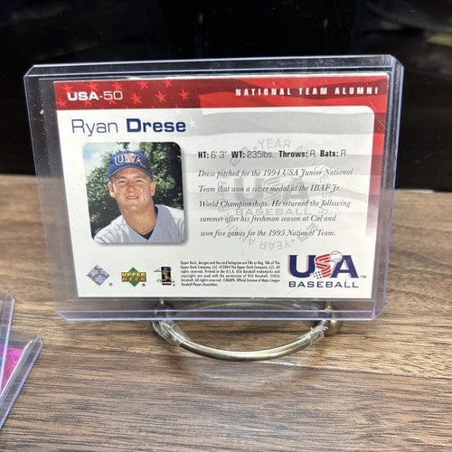Cheap Sneaks Footwear/Sports Cards 2004 USA Baseball 25th Anniversary #50 Ryan Drese
