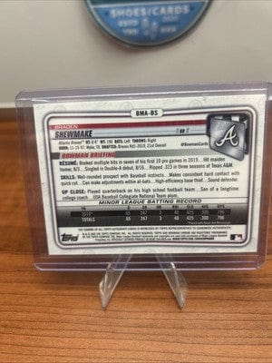 Cheap Sneaks Footwear/Sports Cards 2020 Bowman Braden Shewmake Chrome Prospect Auto Mega Box Mojo Refract
