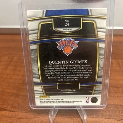 Cheap Sneaks Footwear/Sports Cards 2021-22 Panini Select Quentin Grimes Concourse Orange Flash Prizm Rook