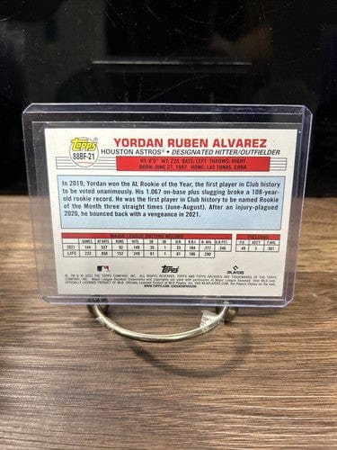 Cheap Sneaks Footwear/Sports Cards 2022 Topps Archives 1988 Topps Big Foil 88BF-21 Yordan Alvarez Housto
