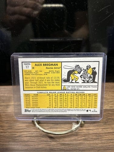 Cheap Sneaks Footwear/Sports Cards 2022 TOPPS ARCHIVES ALEX BREGMAN CARD #17 HOUSTON ASTROS