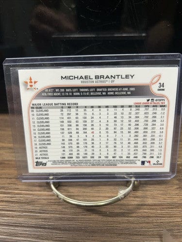 Cheap Sneaks Footwear/Sports Cards 2022 Topps Chrome Baseball # 34 Michael Brantley