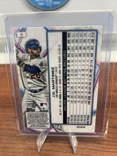 Cheap Sneaks Footwear/Sports Cards 2023 Topps Cosmic Chrome J.D. Martinez Refractor