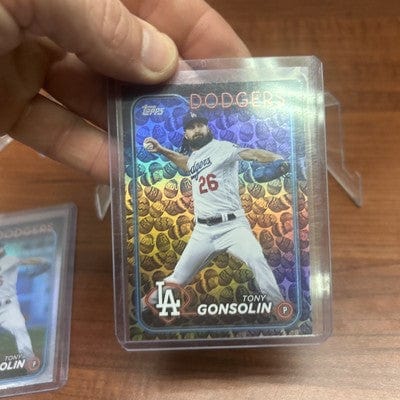 Cheap Sneaks Footwear/Sports Cards 2024 Topps Series 1 Easter Holiday Parallel #87 Tony Gonsolin Dodgers