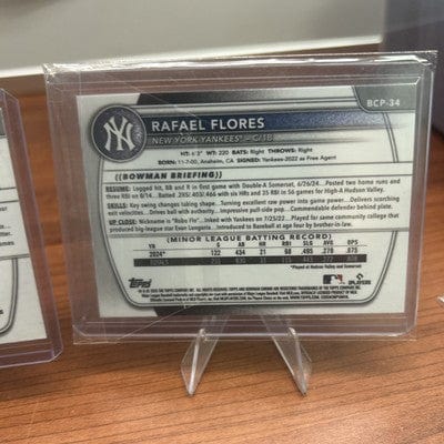 Cheap Sneaks Footwear/Sports Cards 2025 Bowman Chrome Baseball Yankees Lot Jones BTB-59, Perez BCP-80,Flo