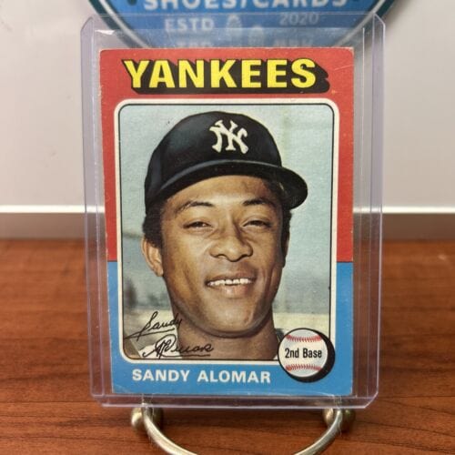 Cheap Sneaks Footwear/Sports Cards Baseball Card 1975 Topps Sandy Alomar New York Yankees Card #266