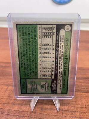 Cheap Sneaks Footwear/Sports Cards Baseball Card 1979 Topps #480 Fred Lynn
