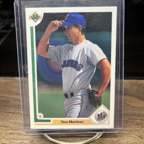 Cheap Sneaks Footwear/Sports Cards Baseball Card 1990 Upper Deck Tino Martinez #37 Seattle Mariners RC Rookie MLB baseb