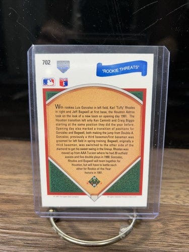 Cheap Sneaks Footwear/Sports Cards Baseball Card 1991 Upper Deck Jeff Bagwell/ Luis Gonzalez/Karl Rhodes Houston Astros