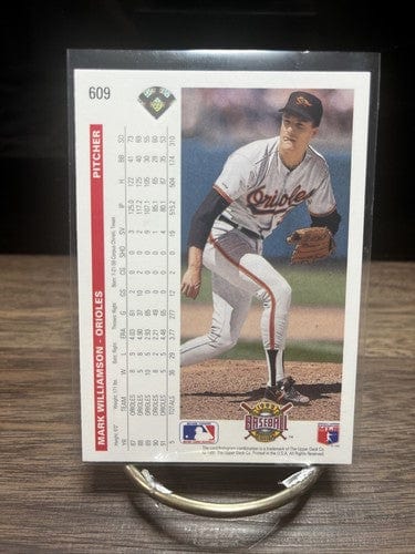 Cheap Sneaks Footwear/Sports Cards Baseball Card 1992 Upper Deck #609 Mark Williamson