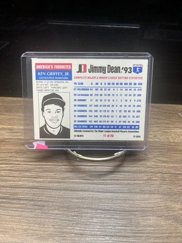 Cheap Sneaks Footwear/Sports Cards Baseball Card 1993 Jimmy Dean #11 KEN GRIFFEY JR (HOF) Seattle Mariners Baseball Car