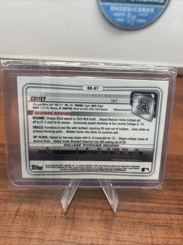 Cheap Sneaks Footwear/Sports Cards Baseball Card 2020 Bowman Chrome Draft Adisyn Coffey 1st Rookie Card #BD-87 WhiteSox