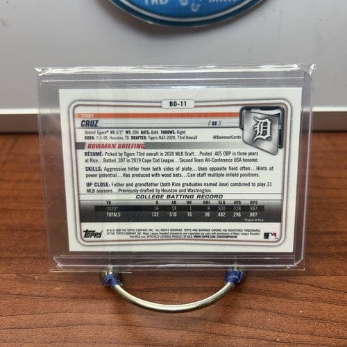 Cheap Sneaks Footwear/Sports Cards Baseball Card 2020 Bowman Chrome Draft #BD11 Trei Cruz