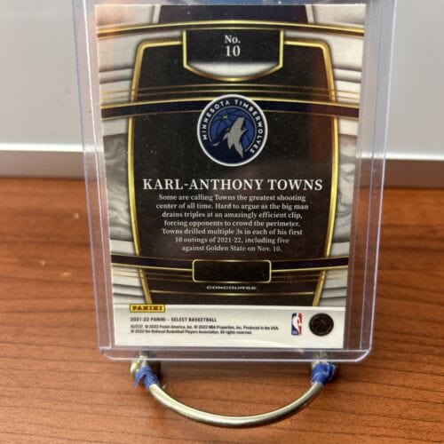 Cheap Sneaks Footwear/Sports Cards Baseball Card 2021-2022 Panini Select Concourse Blue Karl Anthony Towns Minnesota Ti