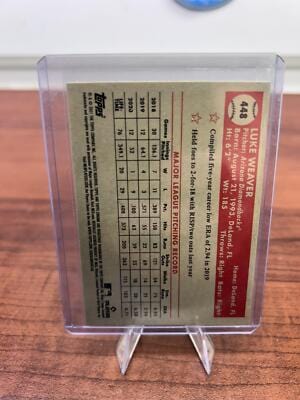 Cheap Sneaks Footwear/Sports Cards Baseball Card 2021 Topps Chrome Platinum Anniversary #448 Luke Weaver