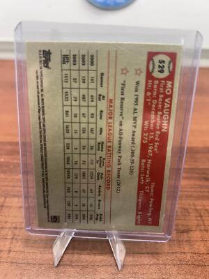 Cheap Sneaks Footwear/Sports Cards Baseball Card 2021 Topps Chrome Platinum Anniversary #529 Mo Vaughn