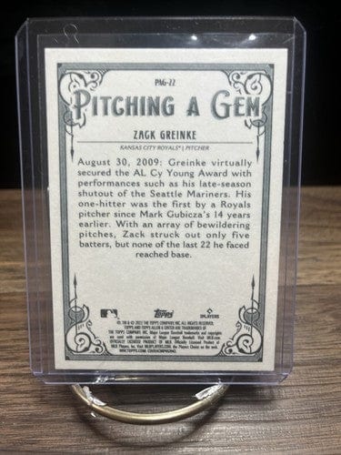 Cheap Sneaks Footwear/Sports Cards Baseball Card 2022 Allen and Ginter Pitching A Gem #PAG-22 ZACK GREINKE - Kansas Cit