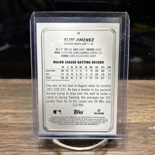 Cheap Sneaks Footwear/Sports Cards Baseball Card 2022 Bowman Platinum Elloy Jimenez Chicago White Sox Baseball Card # 9