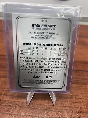Cheap Sneaks Footwear/Sports Cards Baseball Card 2022 Bowman Platinum #TOP-75 Ryan Holgate Top Prospects