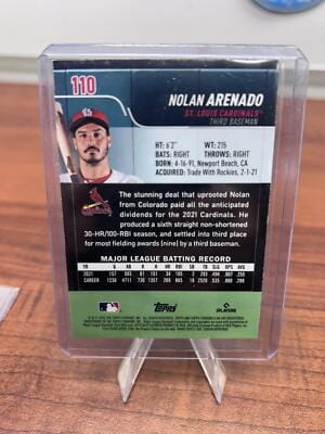 Cheap Sneaks Footwear/Sports Cards Baseball Card 2022 Stadium Club #110 Nolan Arenado
