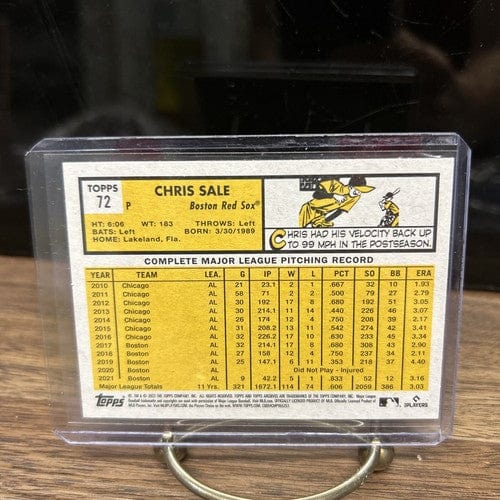 Cheap Sneaks Footwear/Sports Cards Baseball Card 2022 Topps Archives #72 Chris Sale Boston Red Sox