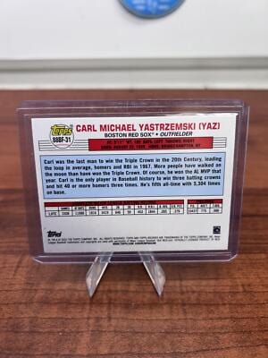 Cheap Sneaks Footwear/Sports Cards Baseball Card 2022 Topps Archives #88BF-31 Carl Yastrzemski 1988 Topps Big Foil