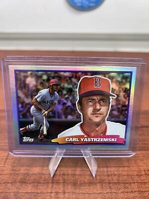 Cheap Sneaks Footwear/Sports Cards Baseball Card 2022 Topps Archives #88BF-31 Carl Yastrzemski 1988 Topps Big Foil
