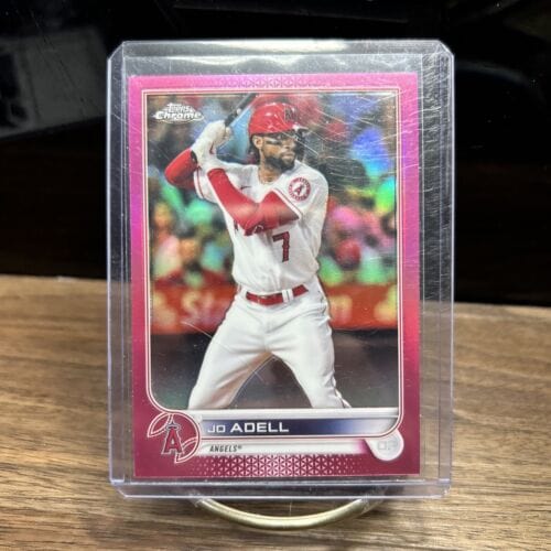 Cheap Sneaks Footwear/Sports Cards Baseball Card 2022 TOPPS CHROME PINK REFRACTOR # 203 - JO ADELL - LOS ANGELES ANGELS