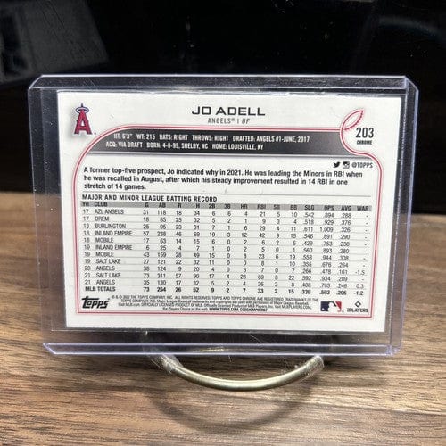 Cheap Sneaks Footwear/Sports Cards Baseball Card 2022 TOPPS CHROME PINK REFRACTOR # 203 - JO ADELL - LOS ANGELES ANGELS
