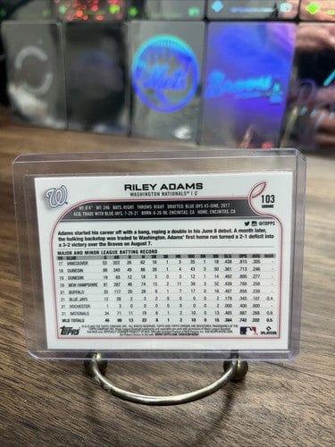 Cheap Sneaks Footwear/Sports Cards Baseball Card 2022 Topps Chrome Pink Riley Adams RC Rookie Washington Nationals #103