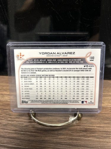 Cheap Sneaks Footwear/Sports Cards Baseball Card 2022 Topps Chrome Yordan Alvarez Sepia Refractor #180 Houston Astros