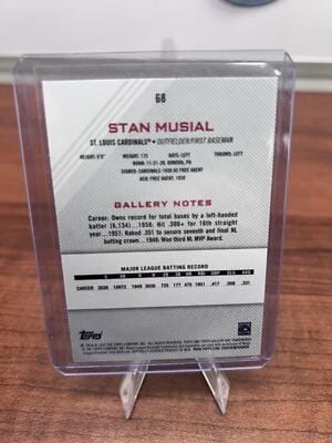 Cheap Sneaks Footwear/Sports Cards Baseball Card 2022 Topps Gallery #68 Stan Musial