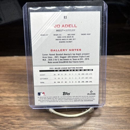 Cheap Sneaks Footwear/Sports Cards Baseball Card 2022 Topps Gallery #83 Jo Adell Los Angeles Angels