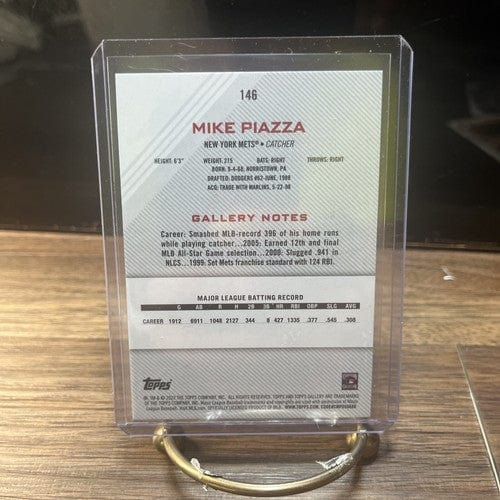 Cheap Sneaks Footwear/Sports Cards Baseball Card 2022 Topps Gallery Mike Piazza Printer Proof #146 New York Mets Hall O