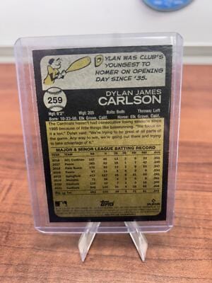 Cheap Sneaks Footwear/Sports Cards Baseball Card 2022 Topps Heritage #259 Dylan Carlson