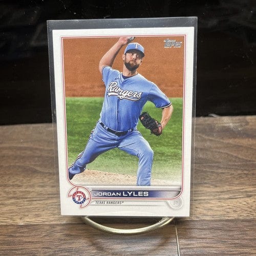 Cheap Sneaks Footwear/Sports Cards Baseball Card 2022 Topps Series 2 Baseball #376 Jordan Lyles - Texas Rangers